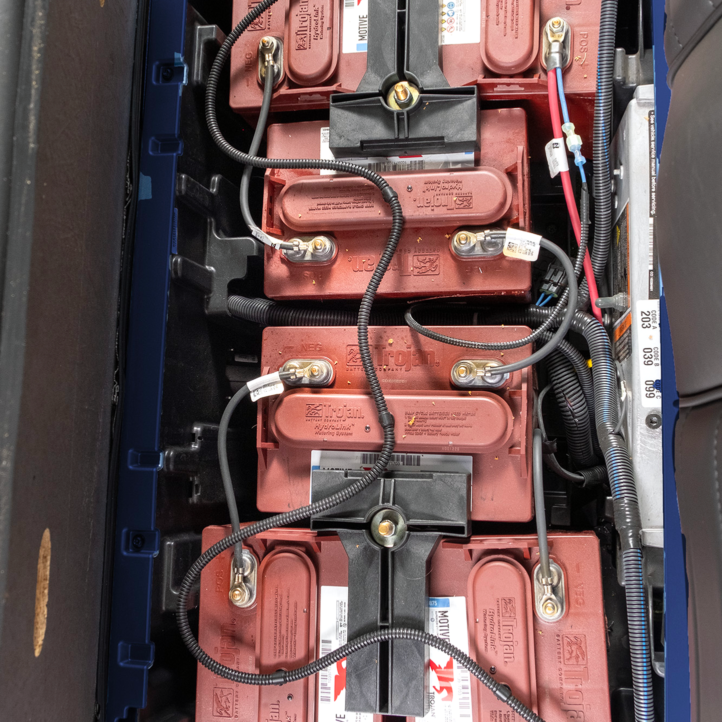 Club Car Tempo Deluxe FLA Golf Cart - Sapphire