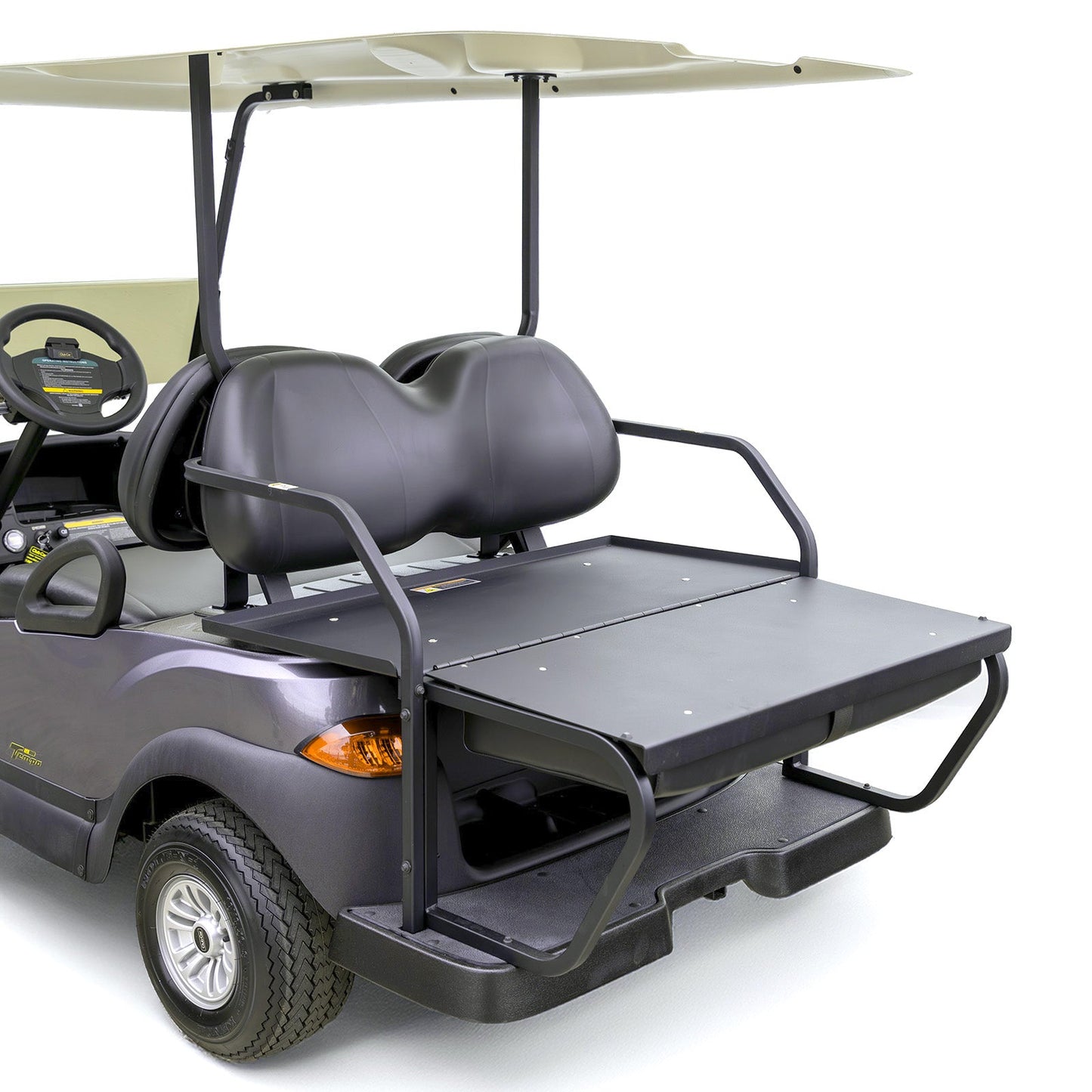 Club Car Tempo 2+2 Lithium Golf Cart - Midnight Silver