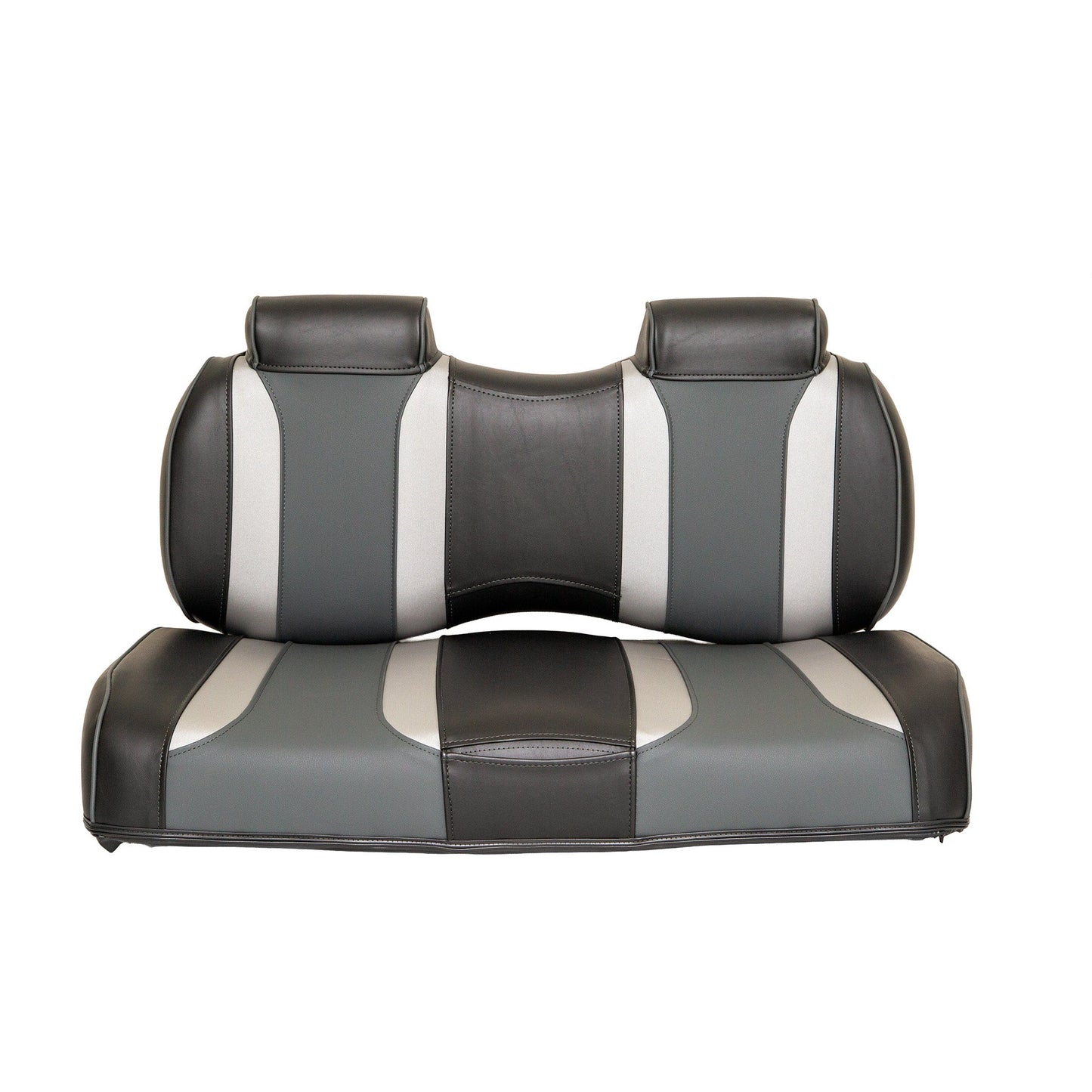 Golf Cart Front Seat Tsunami Liquid Silver Lagoon Grey