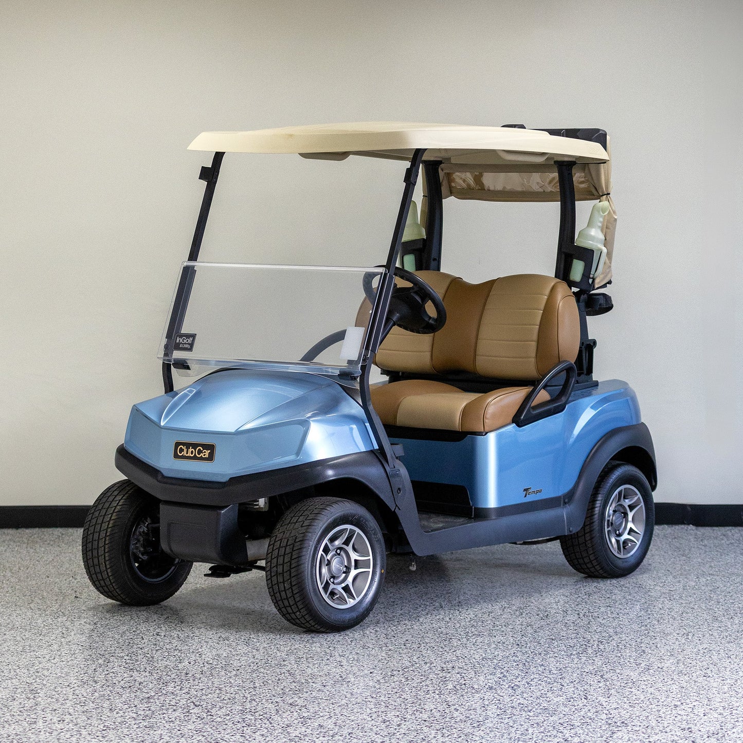 Refurbished 2021 Club Car Tempo Lithium Golf Cart - Ice Blue