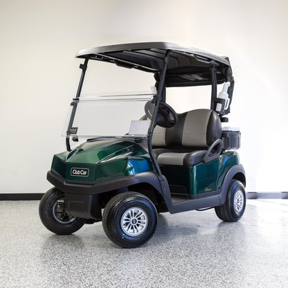 Club Car Tempo Deluxe Petrol Golf Cart - Metallic Green