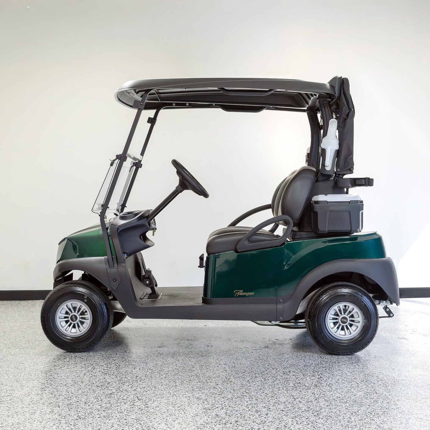 Club Car Tempo Deluxe Petrol Golf Cart - Metallic Green