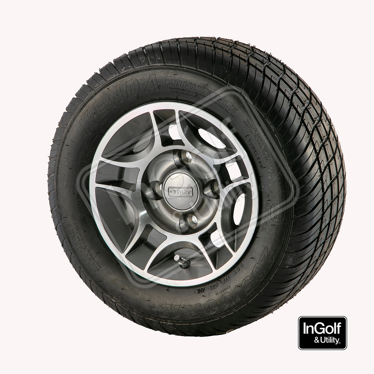Club Car 10-inch 5-Spoke Alloy Wheels | InGolf & Utility