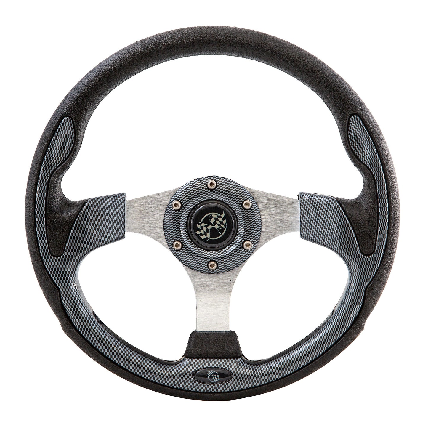 Golf Cart Steering Wheel QC-5156 Carbon Fiber