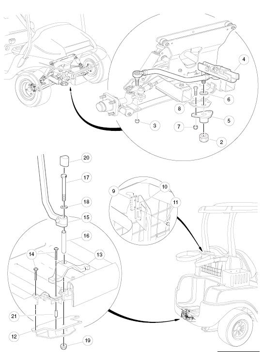 Club Car Golf Cart Deluxe Towing Kit