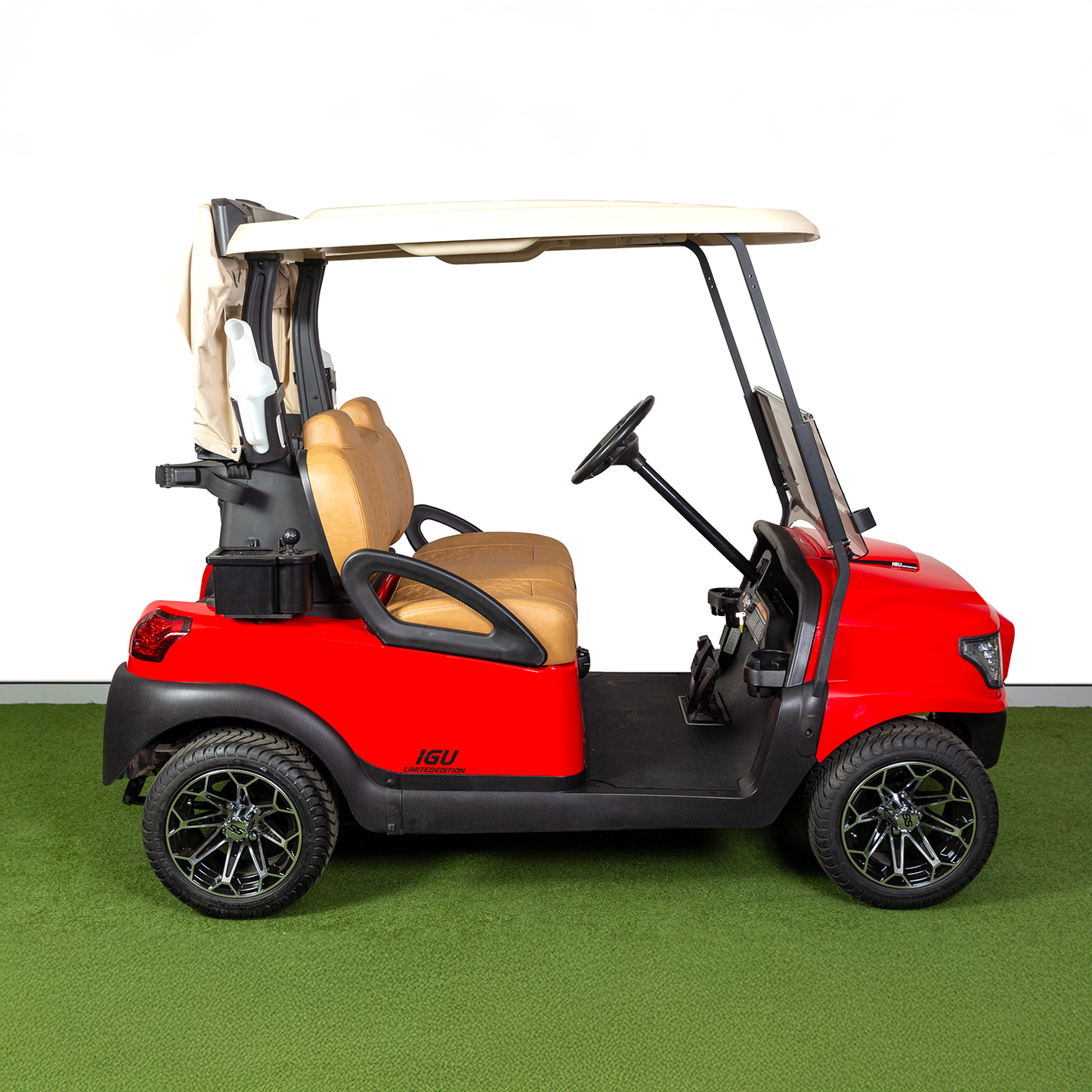 Refurbished Club Car Ranger 2017 Lithium Golf Cart - Red