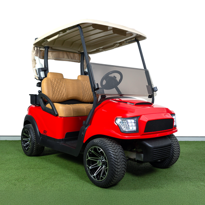 Refurbished Club Car Ranger 2017 Lithium Golf Cart - Red