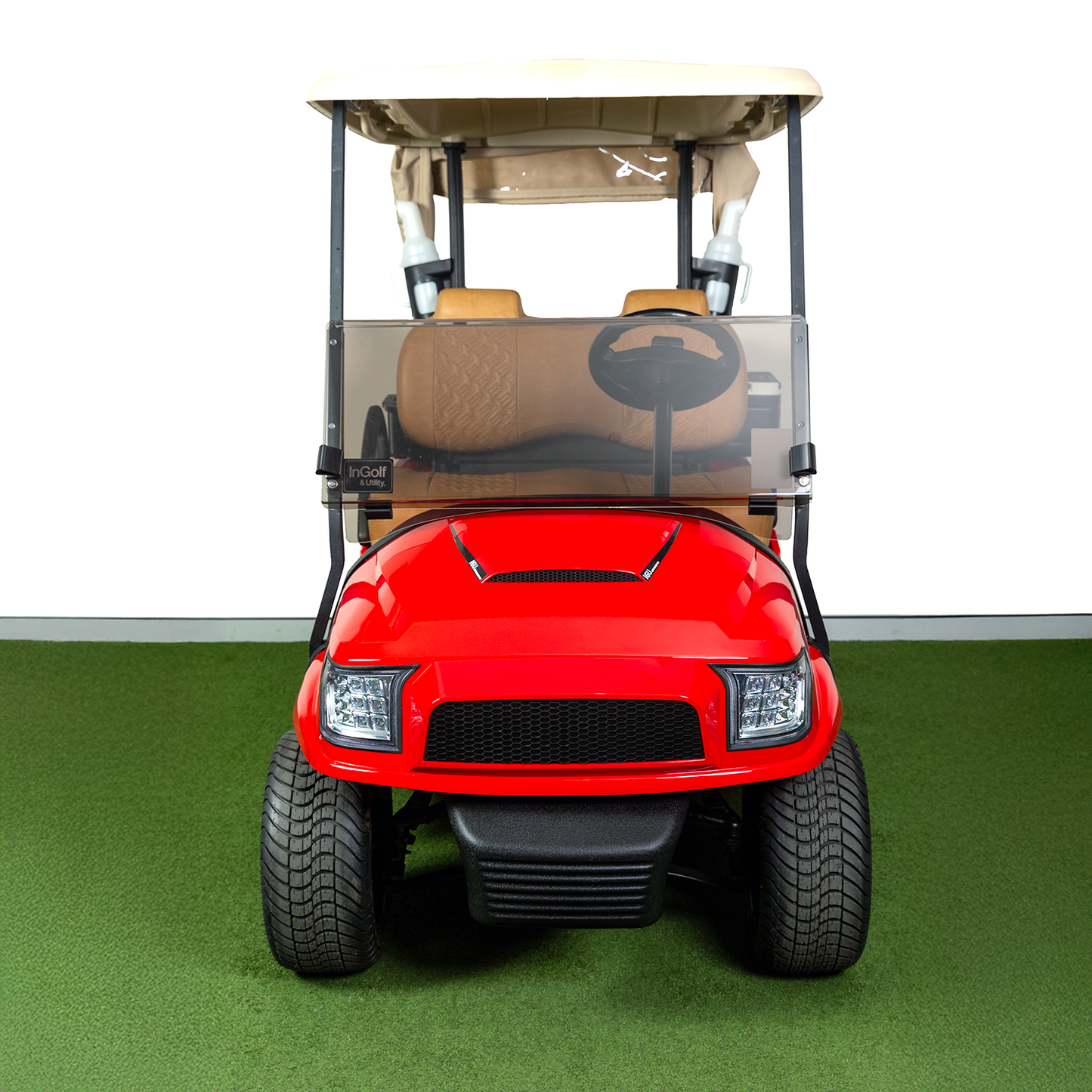 Refurbished Club Car Ranger 2017 Lithium Golf Cart - Red