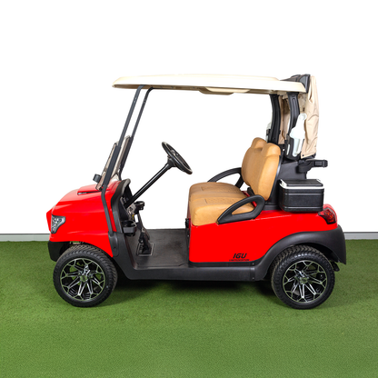 Refurbished Club Car Ranger 2017 Lithium Golf Cart - Red