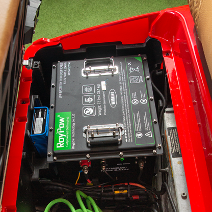 Refurbished Club Car Ranger 2017 Lithium Golf Cart - Red