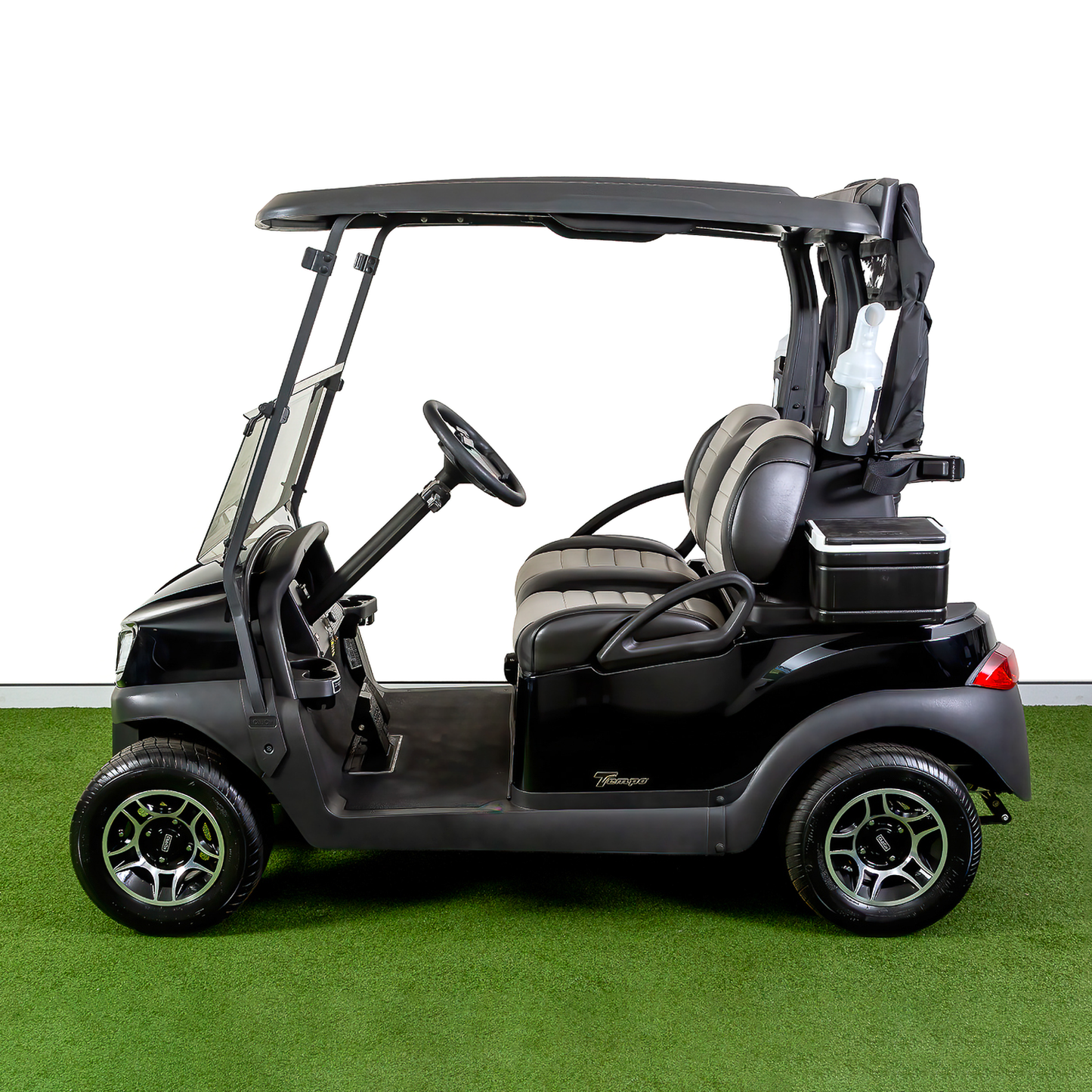 Club Car Tempo Deluxe Golf Cart - Metallic Black
