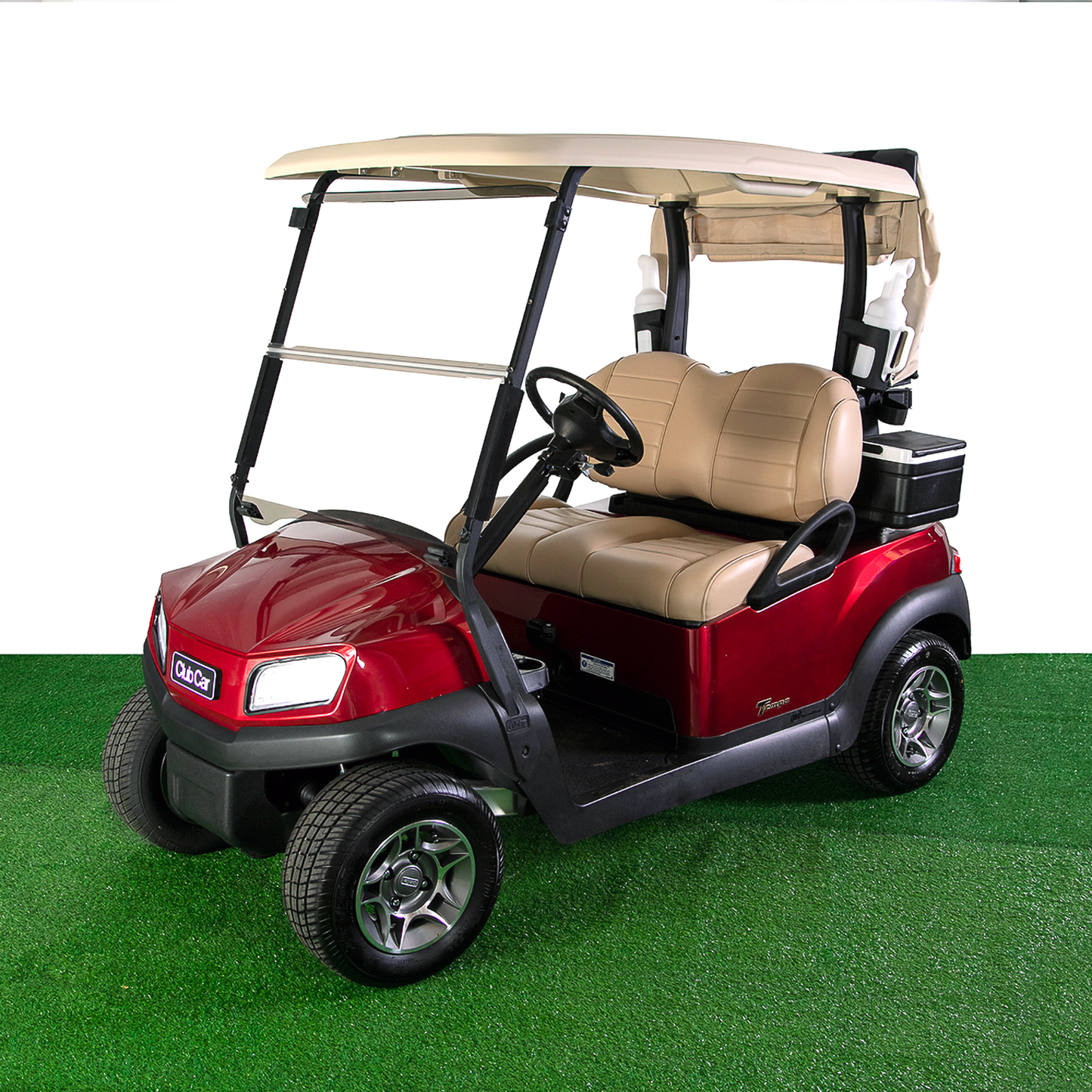 Club Car Tempo Deluxe FLA Golf Cart - Metallic Candy Apple Red