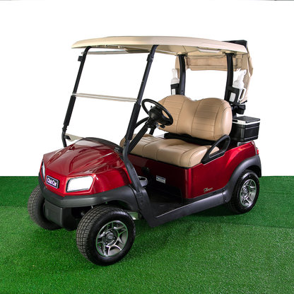 Club Car Tempo Deluxe FLA Golf Cart - Metallic Candy Apple Red