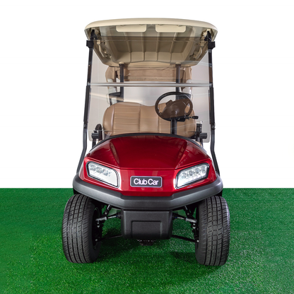 Club Car Tempo Deluxe FLA Golf Cart - Metallic Candy Apple Red