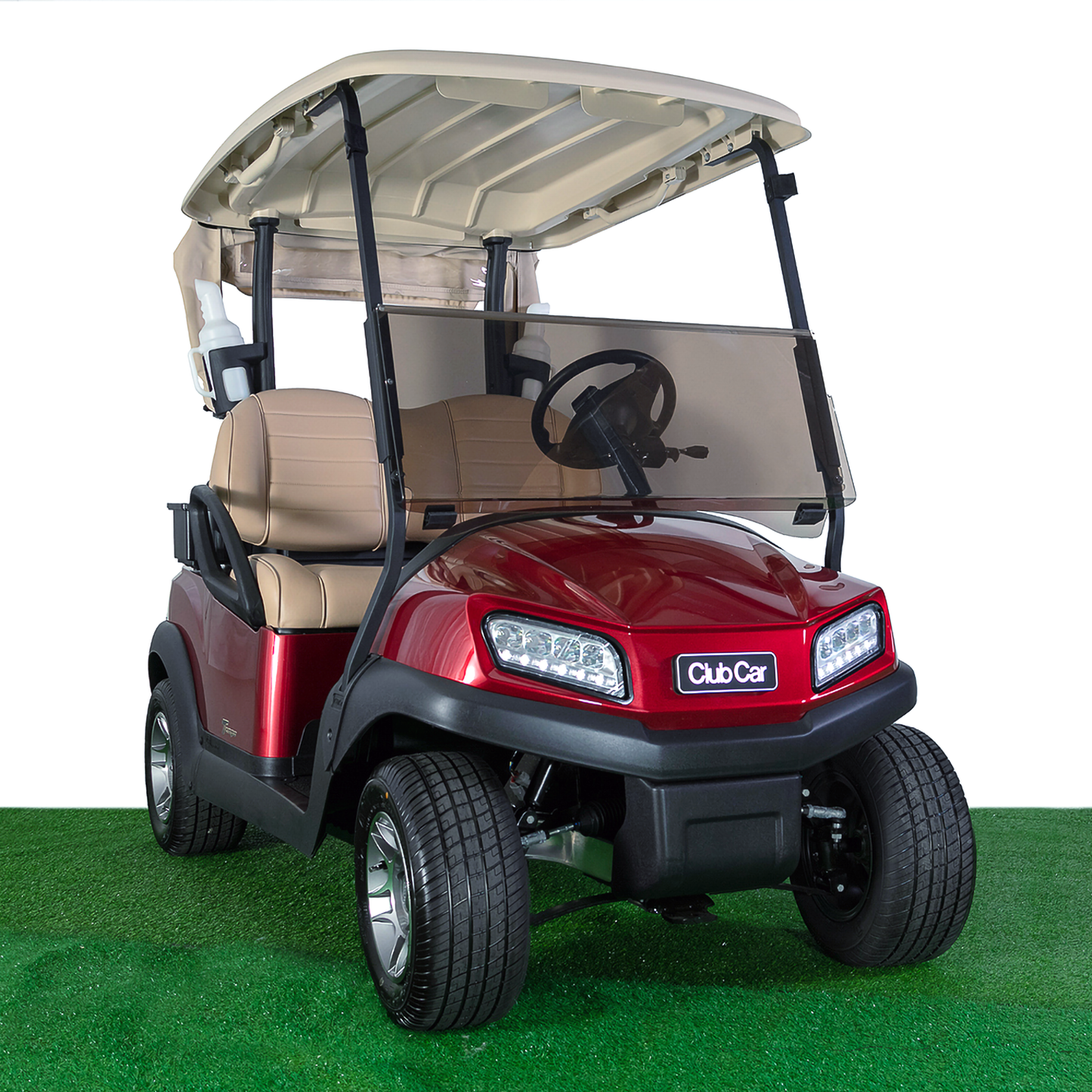 Club Car Tempo Deluxe FLA Golf Cart - Metallic Candy Apple Red