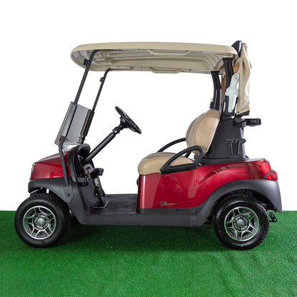 Club Car Tempo Deluxe FLA Golf Cart - Metallic Candy Apple Red