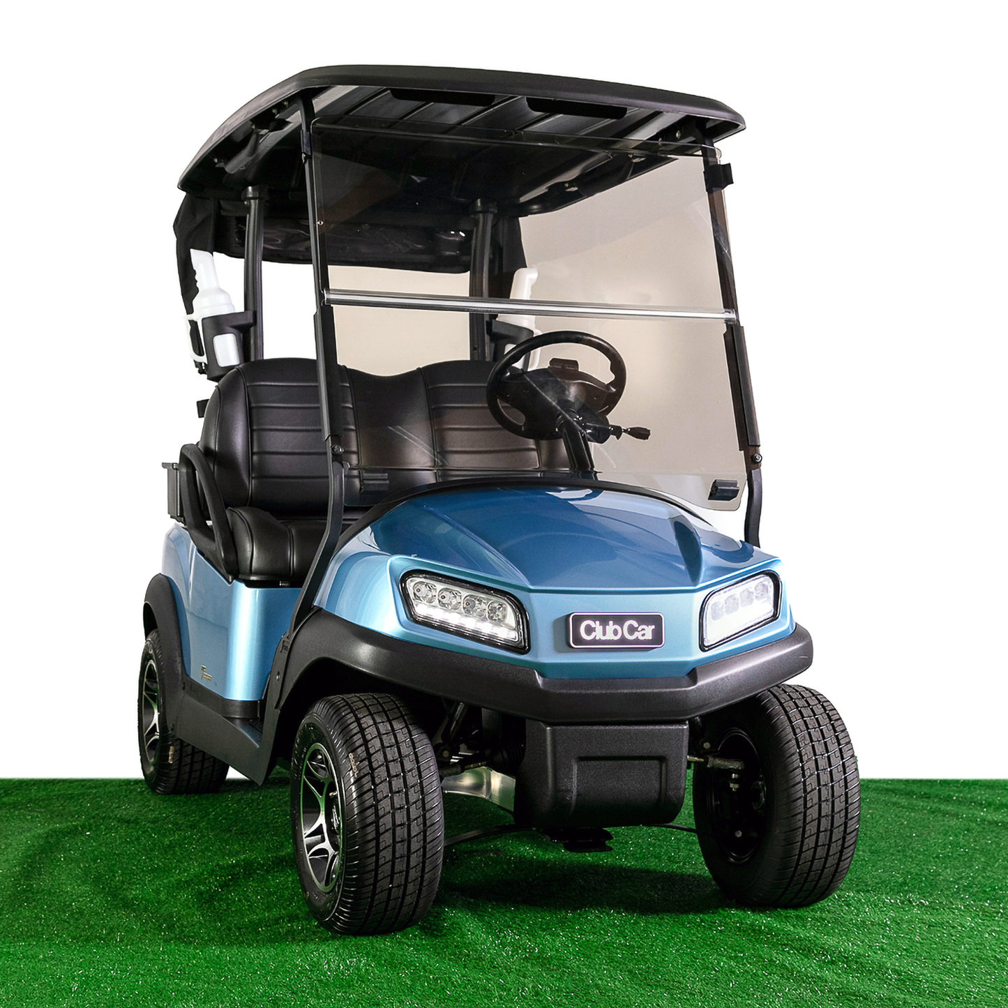 Club Car Tempo Deluxe Golf Cart - Metallic Ice Blue