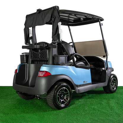 Club Car Tempo Deluxe Golf Cart - Metallic Ice Blue