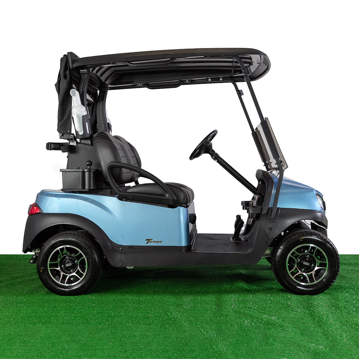 Club Car Tempo Deluxe Golf Cart - Metallic Ice Blue