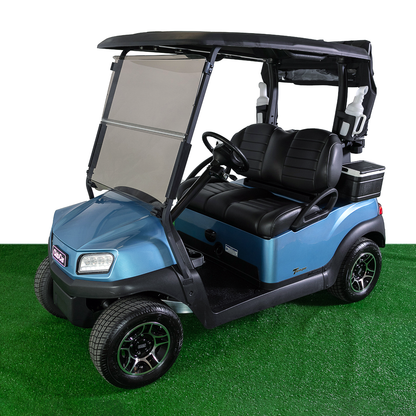 Club Car Tempo Deluxe Golf Cart - Metallic Ice Blue