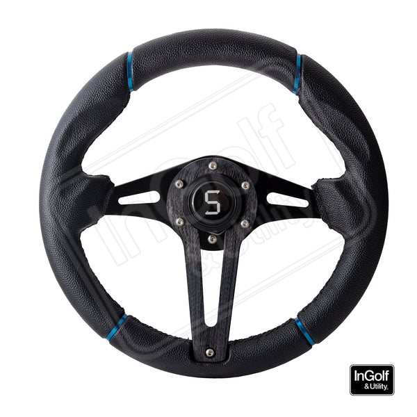 Golf Cart Steering Wheel Black
