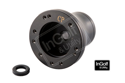 Steering Wheel Adaptor, Black 5/6 Hole to suit Club Car Precedent
