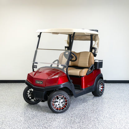 Refurbished 2019 Club Car Tempo Lithium Golf Cart - Candy Apple Red Lithium