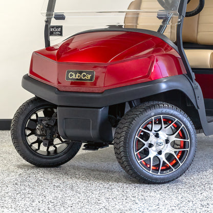 Refurbished 2019 Club Car Tempo Lithium Golf Cart - Candy Apple Red Lithium