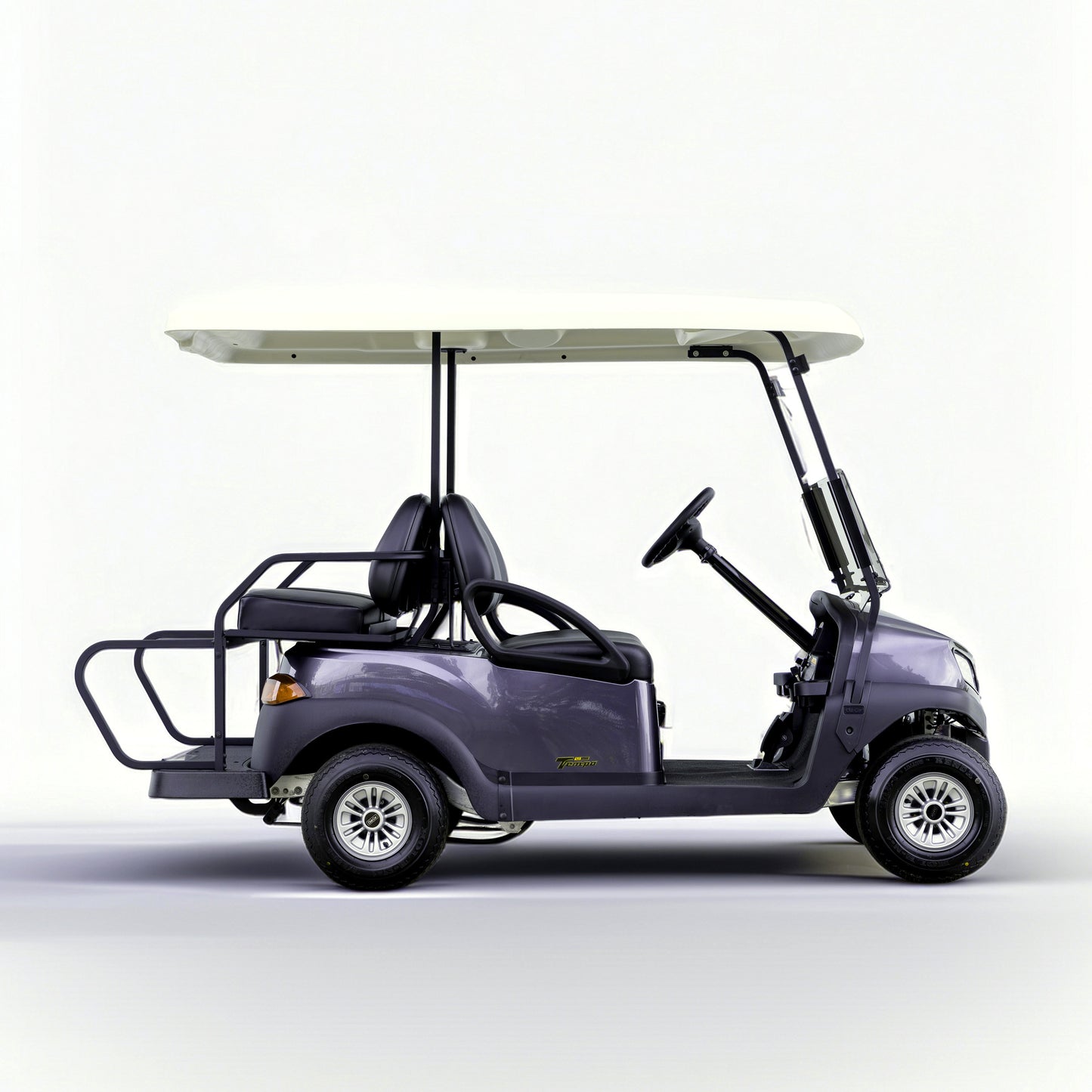 Club Car Tempo 2+2 Lithium Golf Cart - Midnight Silver
