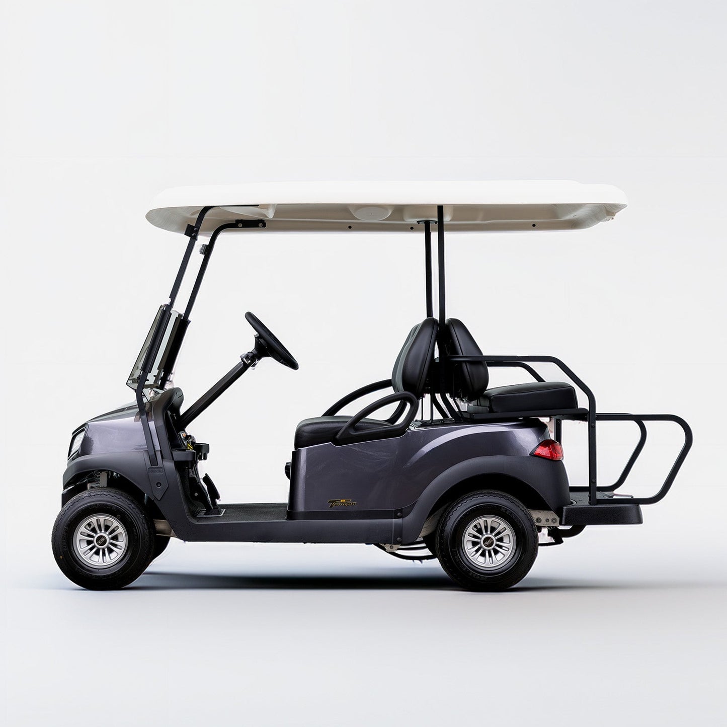 Club Car Tempo 2+2 Lithium Golf Cart - Midnight Silver