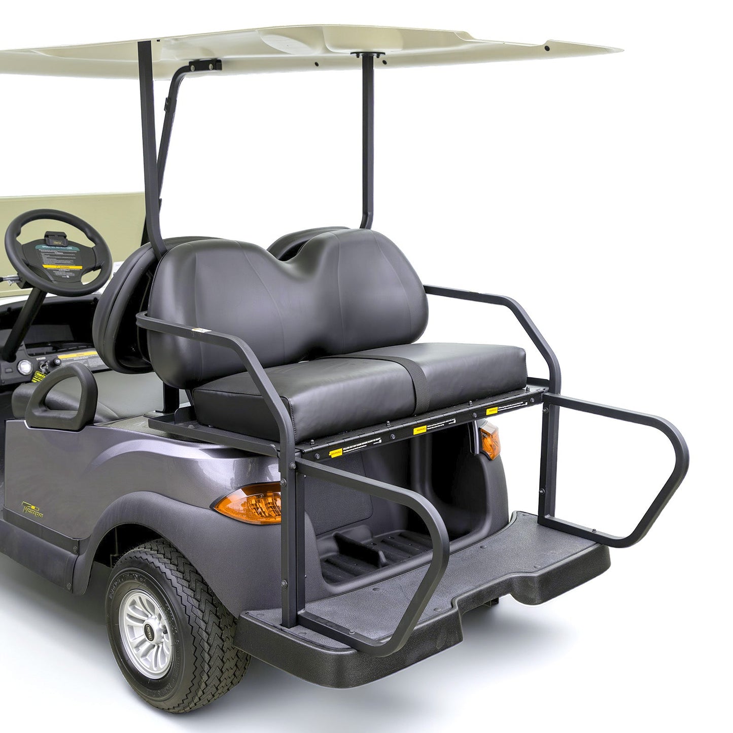 Club Car Tempo 2+2 Lithium Golf Cart - Midnight Silver