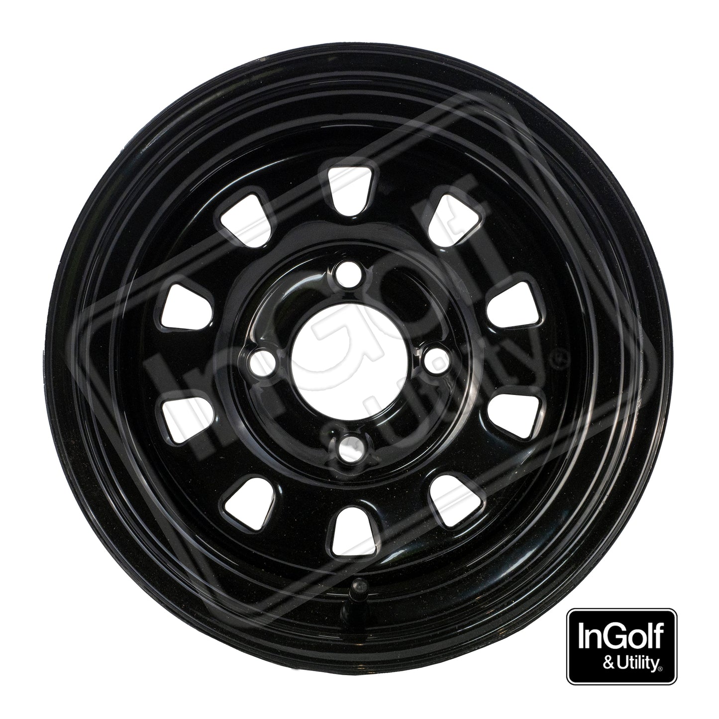 All Trail 10 WIN Black Wheel for Club Car AWD/4WD