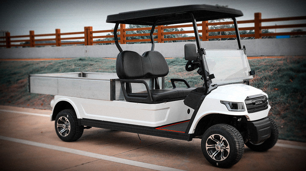 EDACAR electric utility vehicle with alloy cargo tray