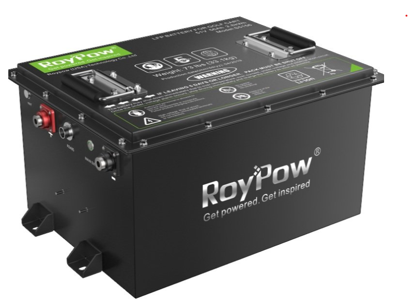 RoyPow 51.2V / 105 Amp hour Lithium Ion Phosphate Battery-Full conversion package.